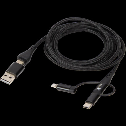 Cablu de Date Universal 6-în-1 Sologic - Încărcare Rapidă și Transfer Eficient (Micro USB, USB-C, 8 Pini)