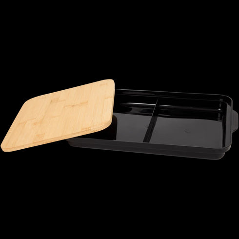 Tocător Multifuncțional din Bambus cu Tavă de Colectare Integrată - Ideal pentru Bucătăria Modernă