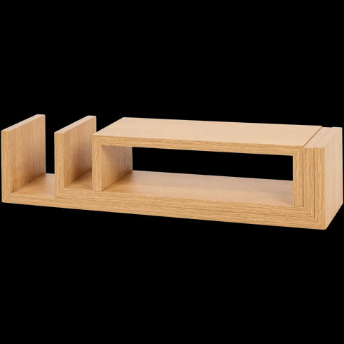 Set 3 Rafturi de Perete din Bambus - Design Modern și Ecologic