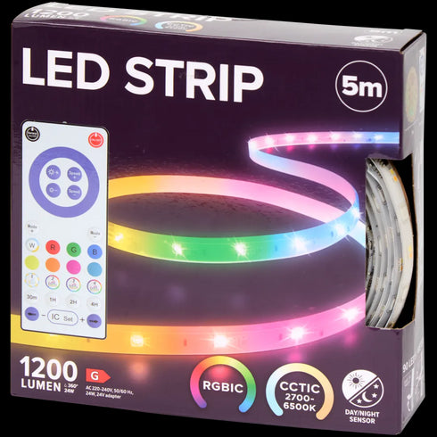 Bandă LED Eurodomest RGBW - Iluminat Inteligent și Versatil în Limba Română