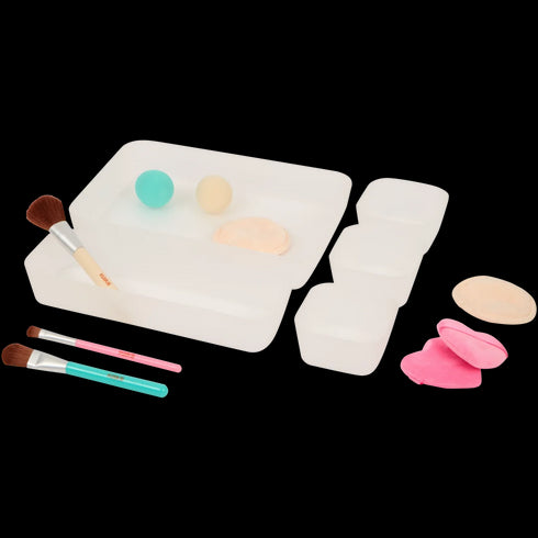 Organizator Profesional de Machiaj cu Set Complet de Accesorii - Soluția Perfectă pentru Frumusețe și Ordine