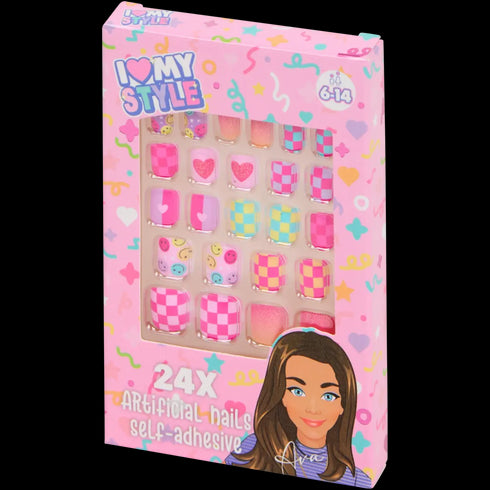 Unghii Artificiale Autocolante - Colecția "I Love My Style" - Eleganță și Stil Instant