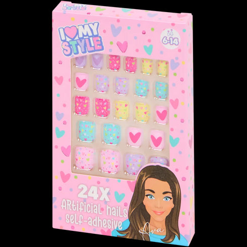 Unghii Artificiale Autocolante - Colecția "I Love My Style" - Eleganță și Stil Instant