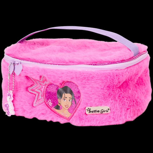 Geantă de Toaletă Premium Selfie Girls cu Accesorii Incluse - Frumusețe și Stil Acasă sau în Deplasare!