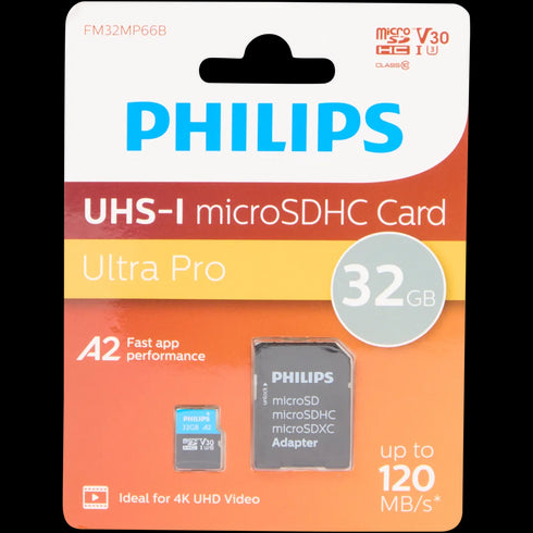 Card de Memorie Philips de Înaltă Performanță - 120 MB/s, Ideal pentru 4K UHD
