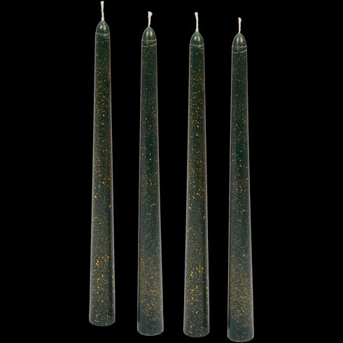 Lumânări de CINĂ cu Efect de Glitter - Set de 12 Bucăți - Lumini Elegante pentru Orice Ocazie