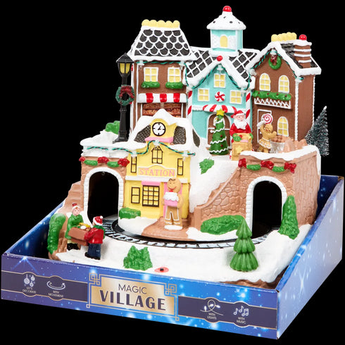 Decorațiune de Crăciun Luminoasă Magic Village - Magia Sărbătorilor în Casa Ta