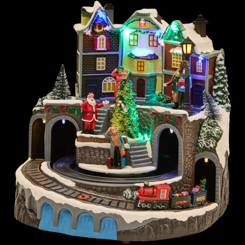 Decorațiune de Crăciun Luminoasă Magic Village - Magia Sărbătorilor în Casa Ta