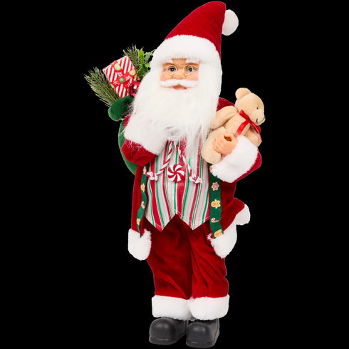 Mos Craciun 60 cm, 15x22x60 cm