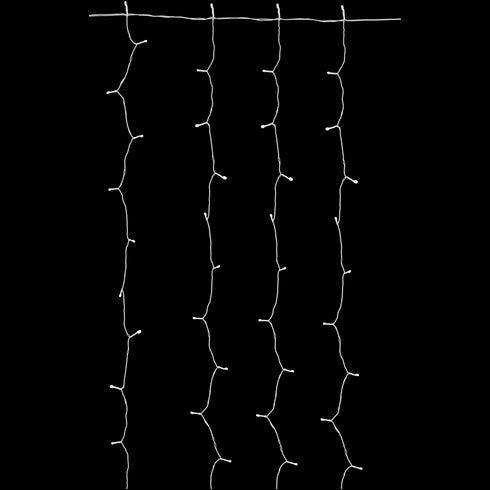 Perdea de Lumini LED - 160 LED-uri, 200x200 cm - Perfectă pentru Crăciun și Atmosferă