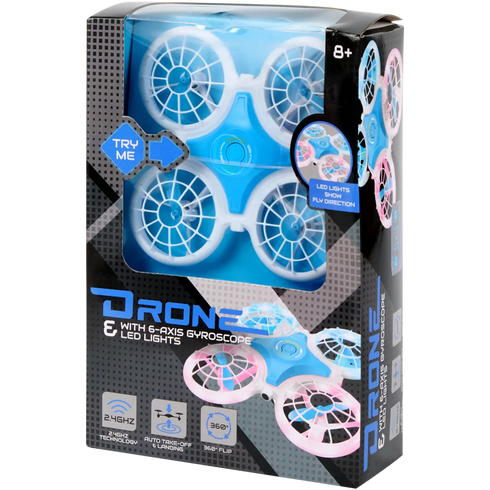 Mini-dronă - Jucărie Zburătoare Interactivă cu LED-uri