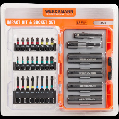 Set Profesional de Biți de Impact și Chei Tubulare Werckmann - Soluția Ta pentru Lucrări Intense