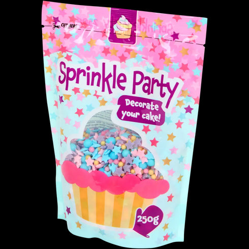 Decorațiuni din Zahăr - Mix Vesel pentru Deserturi - 250g