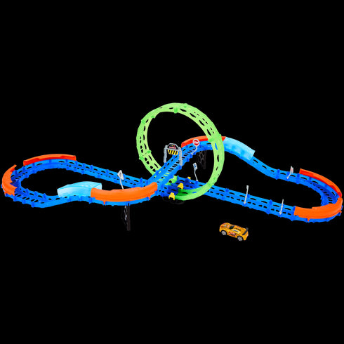 Circuit de curse interactiv pentru copii - Mașină reîncărcabilă USB inclusă