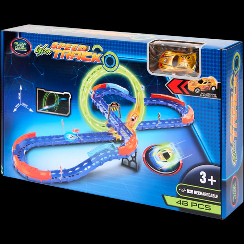 Circuit de curse interactiv pentru copii - Mașină reîncărcabilă USB inclusă