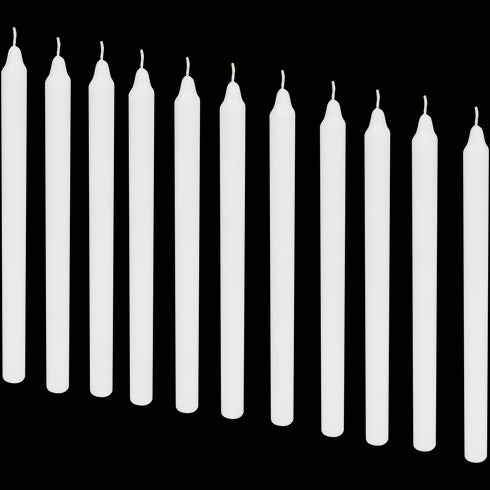 Lumânări Subțiri Elegante - 12 Ore de Ardere - Perfecte pentru Orice Ocazie