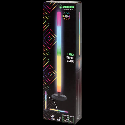 Bară Luminoasă LED Battletron – Iluminat Gaming și Ambient RGB, Control prin Aplicație, Compatibil Razer Chroma