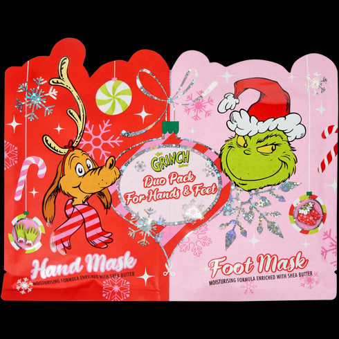 Masca pentru Maini si Picioare "The Grinch" - Ingrijire Festiva si Hidratare Profunda