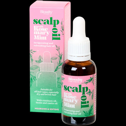 Ulei Revitalizant pentru Păr Blossity cu Rozmarin și Mentă - Stimulează Creșterea și Repararea