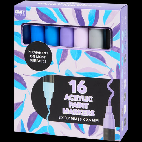 Markere Acrilice Profesionale - Seturi Complete pentru Artă și Design