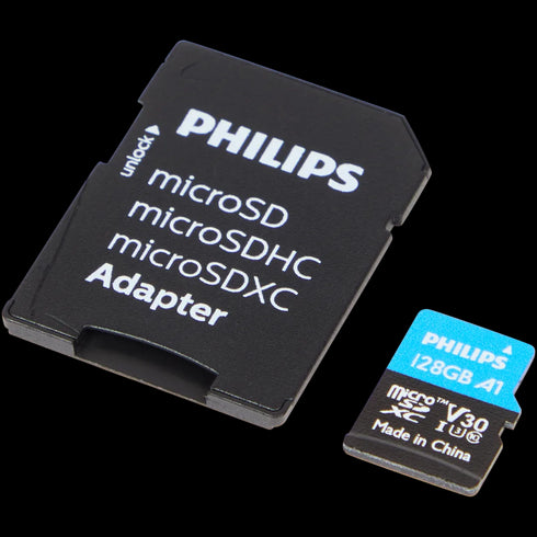Card Micro-SD Philips de 128GB - Performanță Rapidă și Fiabilitate pentru Toate Dispozitivele Tale