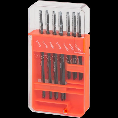 Pânze de fierăstrău pendular Werckmann - Set Profesional 15 buc - Calitate Superioară pentru Orice Material