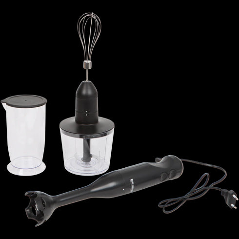 Set Multifuncțional Vertical Home Essentials - Mixer, Tocător, Bătător și Pahar - Bucătăria Ta, Mai Eficientă!