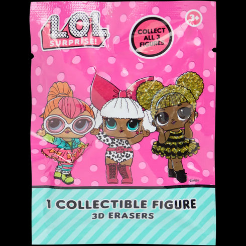 Radieră figurină în pungă cu surpriză