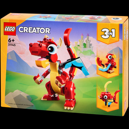 Dragon roșu LEGO Creator 3in1