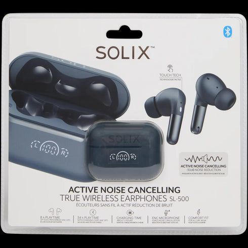 Căști In-Ear Wireless Solix - Sunet Clar și Autonomie Extinsă 25 Ore