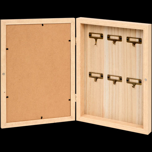 Ramă Foto Elegantă cu Dulăpior Secret pentru Chei - Decorațiune de Perete Multifuncțională