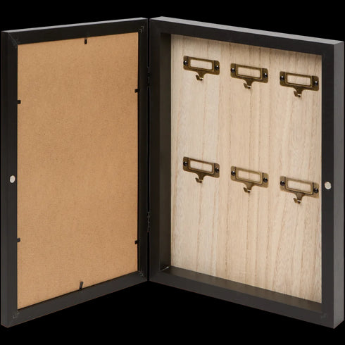 Ramă Foto Elegantă cu Dulăpior Secret pentru Chei - Decorațiune de Perete Multifuncțională