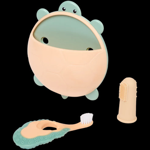 Set de 3 Periuțe de Dinți Ergonomice pentru Copii - Alvår Baby