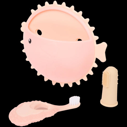 Set de 3 Periuțe de Dinți Ergonomice pentru Copii - Alvår Baby