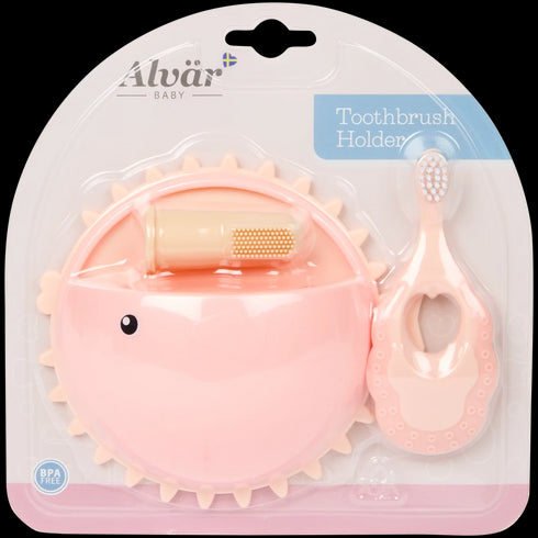 Set de 3 Periuțe de Dinți Ergonomice pentru Copii - Alvår Baby