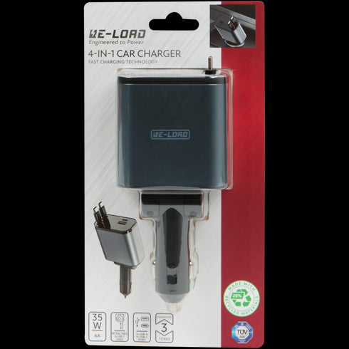 Încărcător Auto Multifuncțional 4-în-1 Re-load - Încărcare Rapidă și Convenabilă