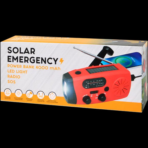 Stație Radio Solară de Urgență Multifuncțională - Esențială pentru Orice Aventură!