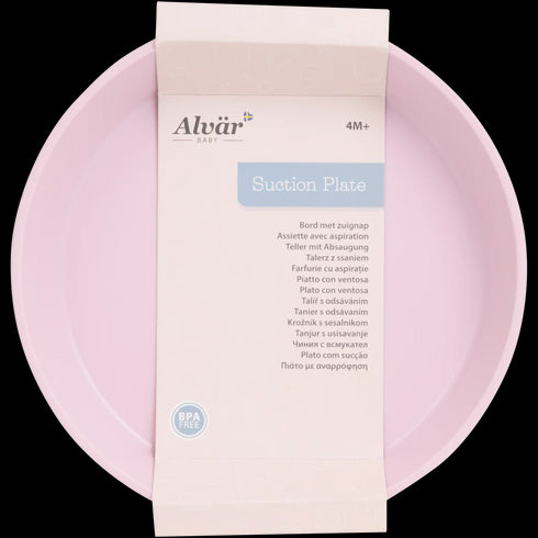 Farfurie Antiderapantă cu Ventuză Alvär pentru Bebeluși - Perfectă pentru Masă!