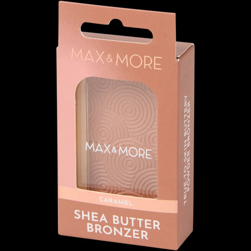 Bronzant Max & More - Pudră Vegană cu Unt de Shea pentru o Strălucire Naturală