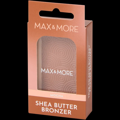 Bronzant Max & More - Pudră Vegană cu Unt de Shea pentru o Strălucire Naturală
