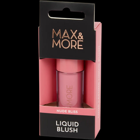 Fard de obraz lichid Max & More - Machiaj Profesional Vegan, Culoare Vibrantă