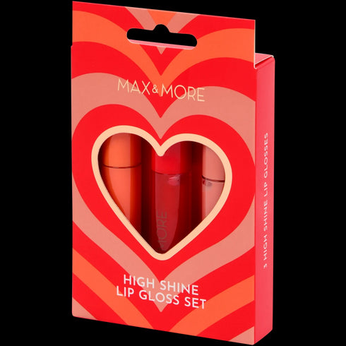 Set de Luciu de Buze Max & More - Strălucire și Culoare Vegană