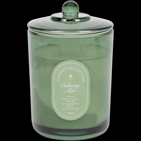 Lumânare Parfumată Premium cu Capac - Aromă Proaspătă și Ardere Prelungită (42h)