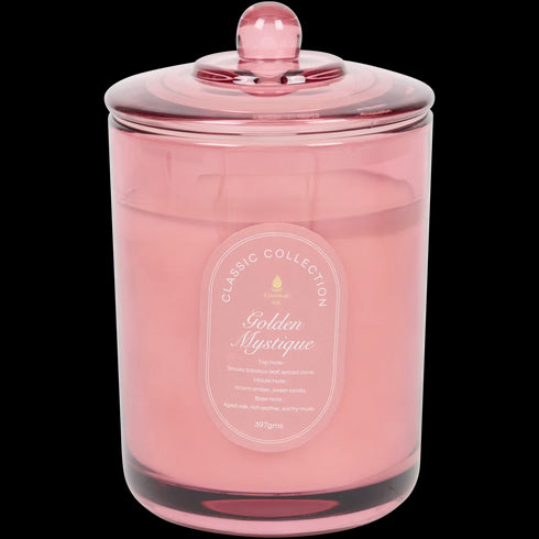 Lumânare Parfumată Premium cu Capac - Aromă Proaspătă și Ardere Prelungită (42h)