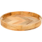 Tavă Rotundă din Lemn de Mango cu Design Zigzag - Adaugă Eleganță și Stil Mesei Tale