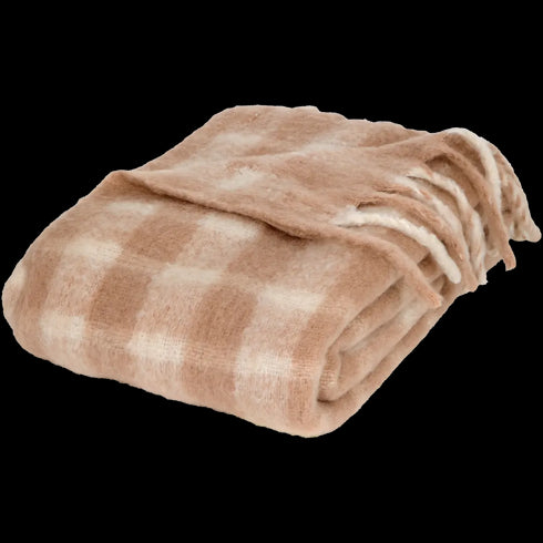 Pătură Pufoasă și Călduroasă "Carouri Clasice" - Confort Premium 100% Reciclat