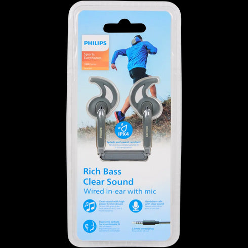 Căști Sport In-Ear Philips Action Series - Sunet Puternic și Confort pentru Orice Mișcare