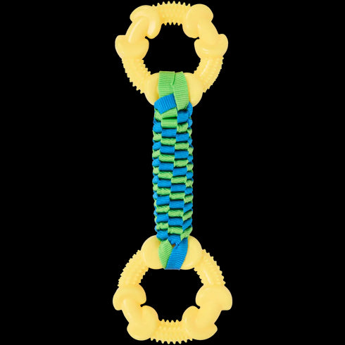 Jucărie Interactivă Rezistentă pentru Câini - Stimulează Inteligența și Sănătatea Dentară