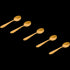 Lingurițe Aurii de Lux - Set de 5 - Design Atemporal