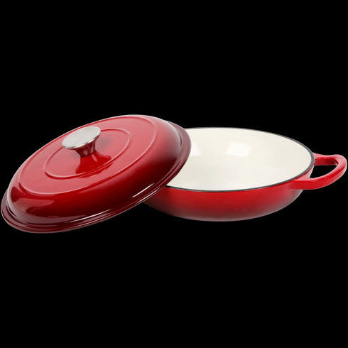 Oală Emailată din Fontă - 26cm - Preparate Delicioase la Cuptor!